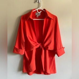 Joseph Ribkoff front tie blouse